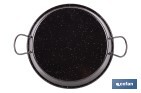 Enamelled steel paella pan special for induction hobs | Traditional format | Design with two handles - Cofan