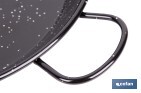 Enamelled steel paella pan special for induction hobs | Traditional format | Design with two handles - Cofan