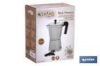 Cafetera Modelo Provenza | Capacidades diferenes | Fabricada en Alumino | Para Inducción | Cafetera Cofan - Cofan