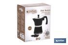 Caffettiera | Nero | Realizzata in alluminio | Per induzione - Cofan