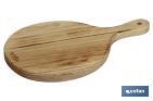 Chopping Board | Wood | Round Shape | Board for Chopping Food - Cofan