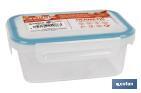 Rectangular Lunch Box | Lid in different colours | Suitable for microwave, freezer and dishwasher safe - Cofan