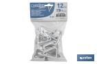 PACK OF 12 TABLECLOTH CLIPS | WHITE PLASTIC | STURDY AND FLEXIBLE TABLECLOTH CLIPS