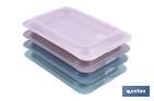 Pack de 4 fiambreras portaembutidos apilables | Tapa transparente | Conservación de alimentos | Medidas: 25 x 17 x 3 cm - Cofan