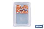 Pack de 4 fiambreras portaembutidos apilables | Tapa transparente | Conservación de alimentos | Medidas: 25 x 17 x 3 cm - Cofan
