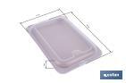 Pack de 4 fiambreras portaembutidos apilables | Tapa transparente | Conservación de alimentos | Medidas: 25 x 17 x 3 cm - Cofan
