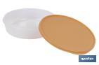Fiambrera para Tortilla Redonda | En Tres Colores| Medida: 24,5 x 6,5 cm - Cofan