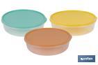 FIAMBRERA PARA TORTILLA REDONDA | EN TRES COLORES| MEDIDA: 24,5 X 6,5 CM