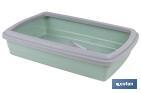 Cat litter tray | Two colours | Size: 47 x 31 x 11cm - Cofan