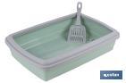 Cat litter tray | Two colours | Size: 47 x 31 x 11cm - Cofan