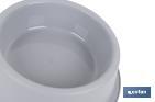 Round food bowl for pets | Available in 2 colours | Size: 24.5 x 7.5cm - Cofan