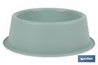 Round food bowl for pets | Available in 2 colours | Size: 24.5 x 7.5cm - Cofan