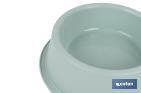 Round food bowl for pets | Available in 2 colours | Size: 24.5 x 7.5cm - Cofan