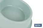 Round food bowl for pets | Available in 2 colours | Size: 24.5 x 7.5cm - Cofan