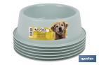 Round food bowl for pets | Available in 2 colours | Size: 24.5 x 7.5cm - Cofan