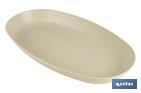 MULTIPURPOSE OVAL SERVING DISH | AVAILABLE IN 2 COLOURS | SIZE: 39 X 22 X 4.5CM