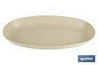 Multipurpose oval serving dish | Available in 2 colours | Size: 39 x 22 x 4.5cm - Cofan