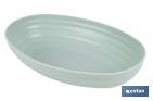 Multipurpose oval serving dish | Available in 2 colours | Size: 24 x 16 x 5.5cm - Cofan