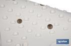 Tapis de bain rectangulaire | Idéal pour baignoire ou douche | Surface antidérapante | Différentes couleurs | Dimensions : 36 x 72 cm - Cofan