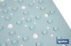 Tapis de bain carré | Idéal pour baignoire ou douche | Surface antidérapante | Différentes couleurs | Dimensions : 53 x 53 cm - Cofan