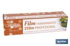 FILM TRANSPARENTE PARA USO PROFESIONAL | MEDIDA 250M ANCHO 30 CM | PESO 0.953KG
