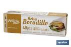 Bolsas para bocadillos/ sándwiches | Fabricadas en polietileno | Caja con 40 unidades - Cofan