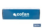 Grifo mezclador de pared con acabado cromado | Adecuado para cocina y lavadero | Disponible en diferentes distancias entre ejes - Cofan