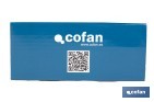 Grifo mezclador de pared con acabado cromado | Adecuado para cocina y lavadero | Disponible en diferentes distancias entre ejes - Cofan
