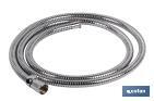 FLEXO DE DUCHA INOXIDABLE EXTENSIBLE | MEDIDAS  1,75 / 2,2M | ROSCA 1/2"