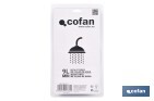 Kit Grifo de Ducha Cromado | Pulsador + Colgador + Flexo | Fabricado en ABS Cromado - Cofan