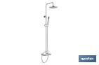 SHOWER COLUMN WITH MIXER TAP | 5 PIECES | CHROME-PLATED ABS |