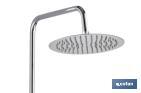 Chrome-plated shower column with mixer tap | With water-saving filter  - Cofan