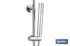 Chrome-plated shower column with mixer tap | With water-saving filter  - Cofan