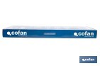 Shower column with single-handle tap | Square overhead shower head | Adjustable in height - Cofan