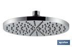 ROUND OVERHEAD SHOWER HEAD | CHROME-PLATED BRASS & ABS | SIZE: 30CM