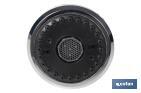 Aerador de torneira com 4 modos | Adequado para torneiras de cozinha | Métrica 22 | Medidas: 5,8 x 8 cm - Cofan