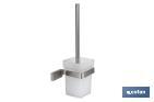 Toilet brush holder | Madeira Model | 304 stainless steel | Satin finish - Cofan