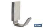 PERCHA PARA BAÑO | MODELO MADEIRA | EN ACERO INOXIDABLE 304 SATINADO | MEDIDA 8 X 7 X 7 CM