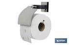 Porte-rouleau de papier toilette | Modèle Marvao | En Acier Inoxydable 304 Brillant | Dimensions 15,4 x 14,4 x 7,5 cm - Cofan