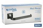 Toallero de Acero Inoxidable 304 Satinado | Modelo Marvao | Medida 24,7 x 8,3 x 5,3 cm - Cofan