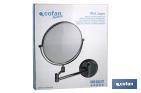 Round Cosmetic Mirror 3X, Lagoa Model - Cofan