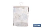 Cortina de baño impermeable con motivos marinos para ducha | Secado rápido, lavable, incluye anillas | Medidas: 220 x 200 cm - Cofan