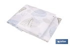 Cortina de baño impermeable con motivos marinos para ducha | Secado rápido, lavable, incluye anillas | Medidas: 220 x 200 cm - Cofan