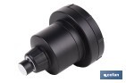 Rociador de ducha de alta presión con acabado en negro | Incluye filtro de 15 etapas | Rotación 360° | Fácil instalación y ahorro de agua - Cofan