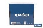 Rociador de ducha de alta presión con acabado en negro | Incluye filtro de 15 etapas | Rotación 360° | Fácil instalación y ahorro de agua - Cofan