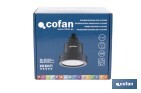 Rociador de ducha de alta presión con acabado en negro | Incluye filtro de 15 etapas | Rotación 360° | Fácil instalación y ahorro de agua - Cofan