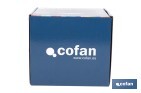 Rociador de ducha de alta presión con acabado en negro | Incluye filtro de 15 etapas | Rotación 360° | Fácil instalación y ahorro de agua - Cofan