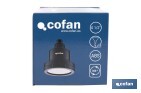 Rociador de ducha de alta presión con acabado en negro | Incluye filtro de 15 etapas | Rotación 360° | Fácil instalación y ahorro de agua - Cofan