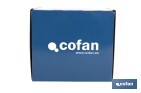 Rociador de ducha de alta presión con acabado en cromado que incluye filtro de 15 etapas | Rotación 360° | Fácil instalación y ahorro de agua - Cofan