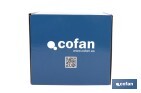 Rociador de ducha de alta presión con acabado en cromado que incluye filtro de 15 etapas | Rotación 360° | Fácil instalación y ahorro de agua - Cofan